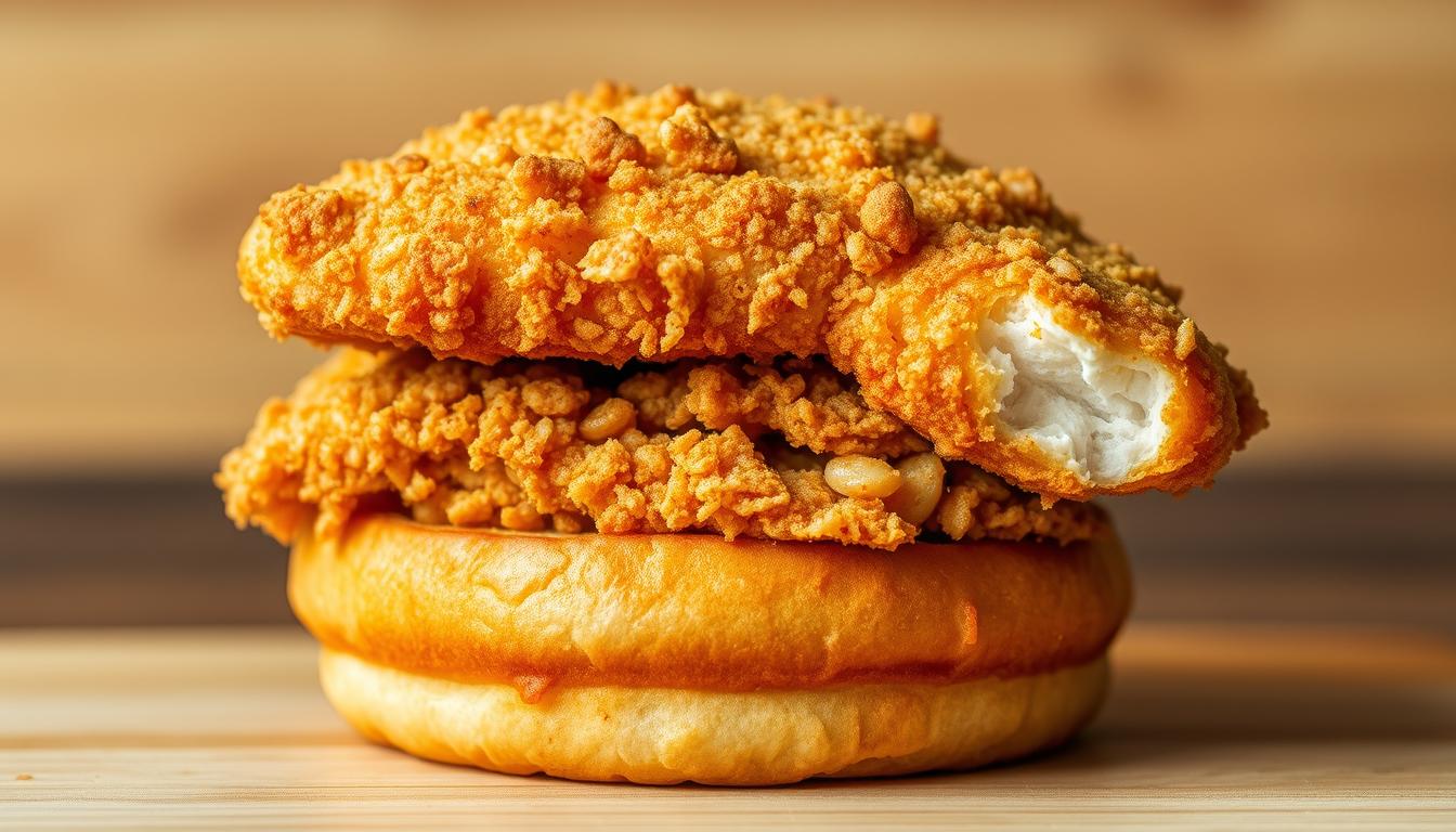 poulet pané pour burger