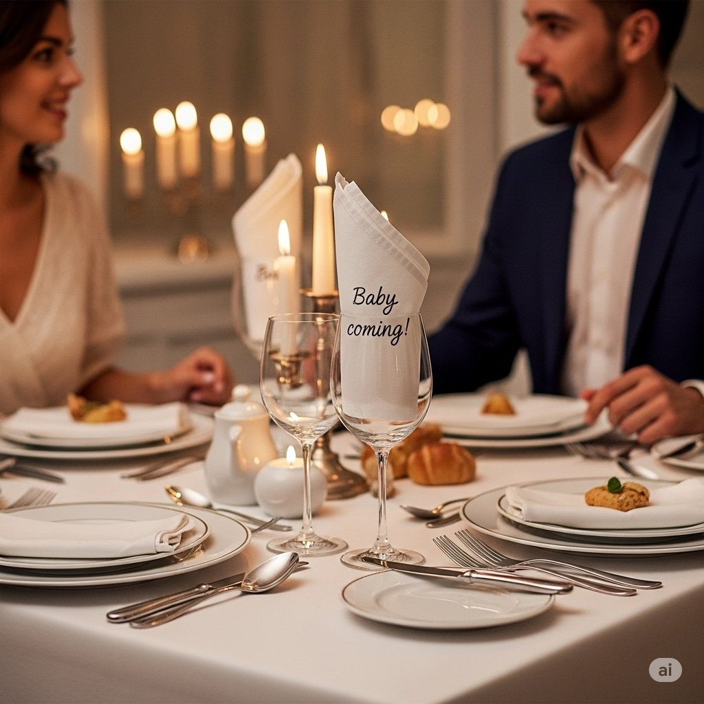 Un dîner avec une surprise dans l’assiette