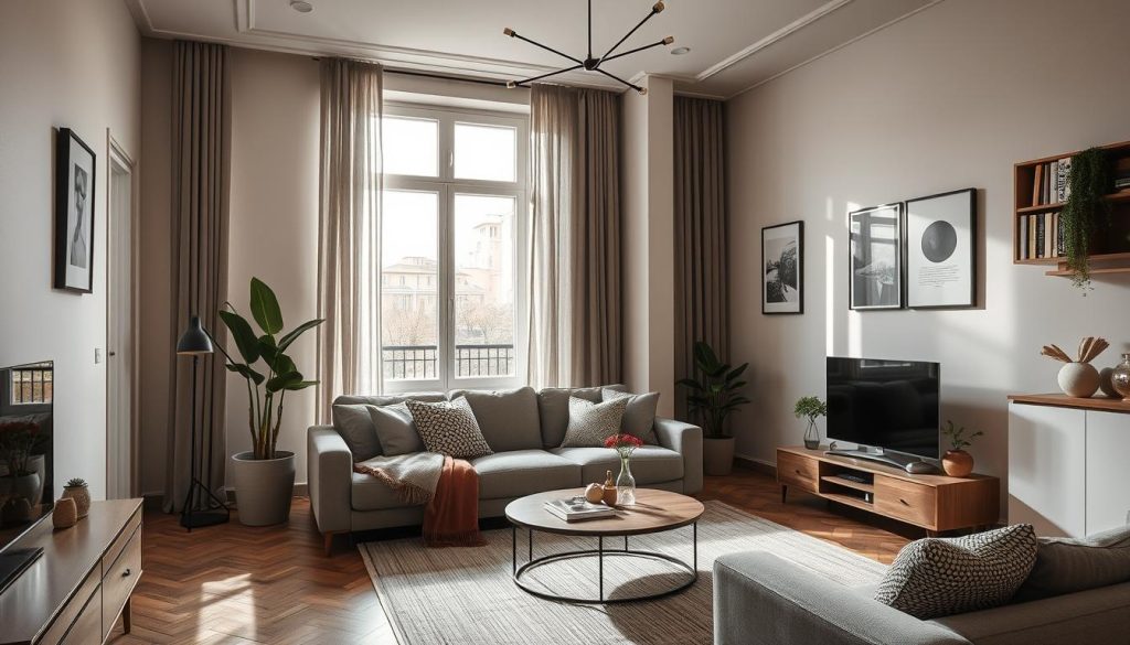 Image d'un appartement familial à Milan