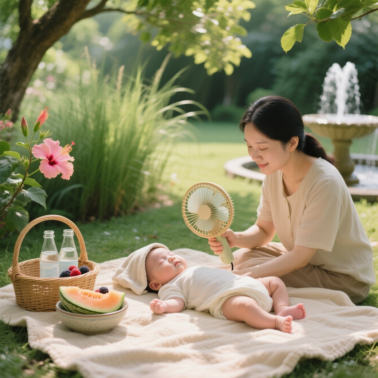 Bébé de 3 mois et canicule