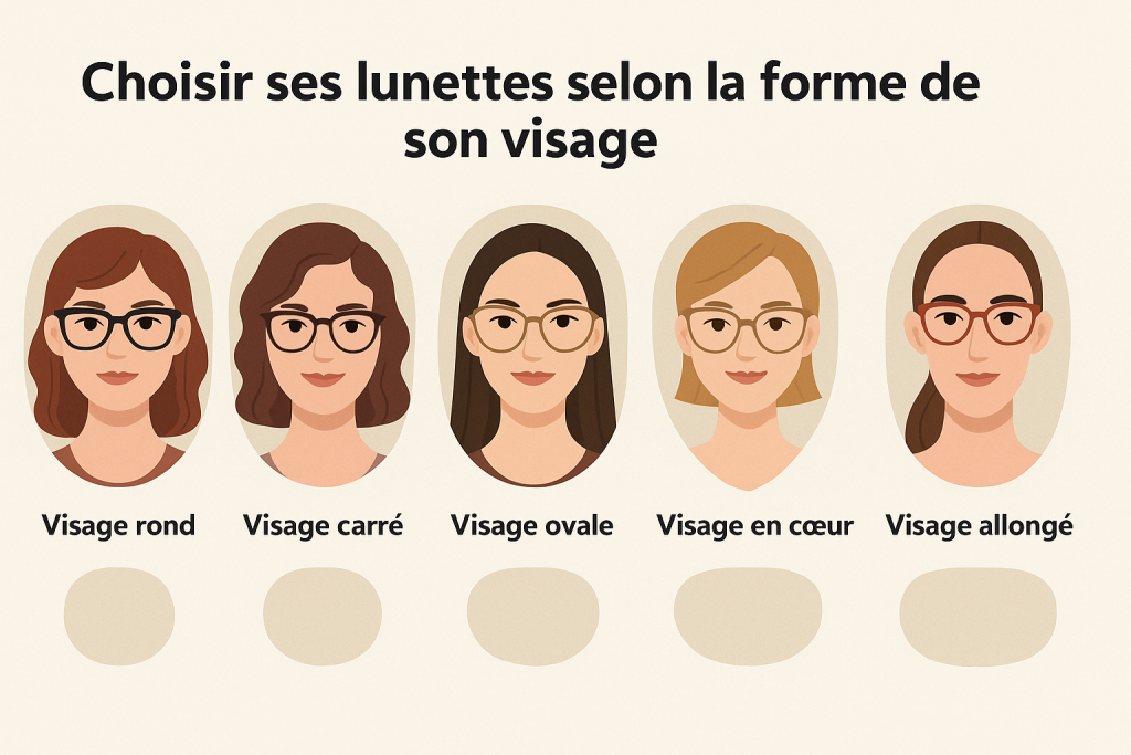 Quelles lunettes pour la forme de mon visage