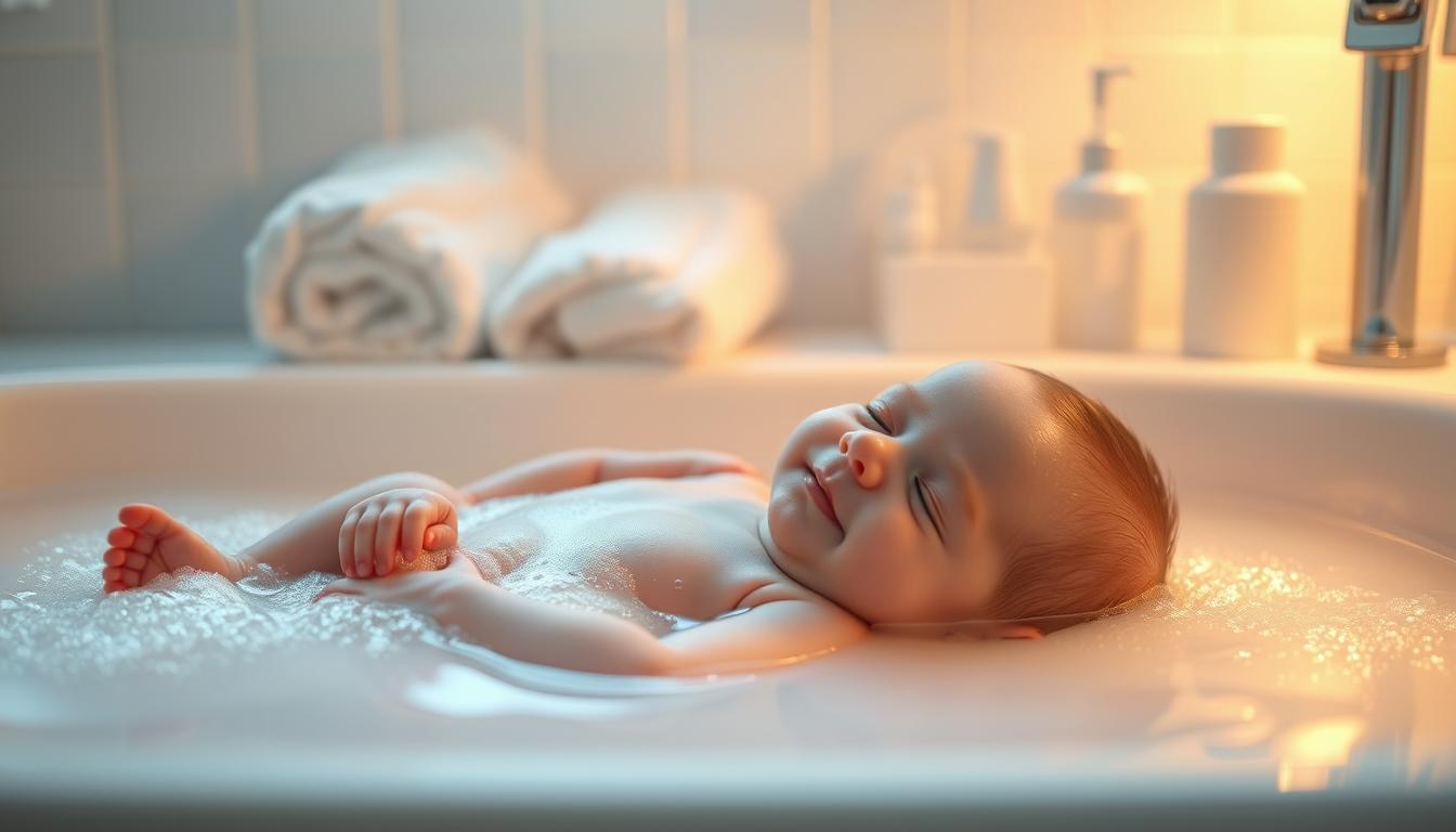 température  bébé bain ?